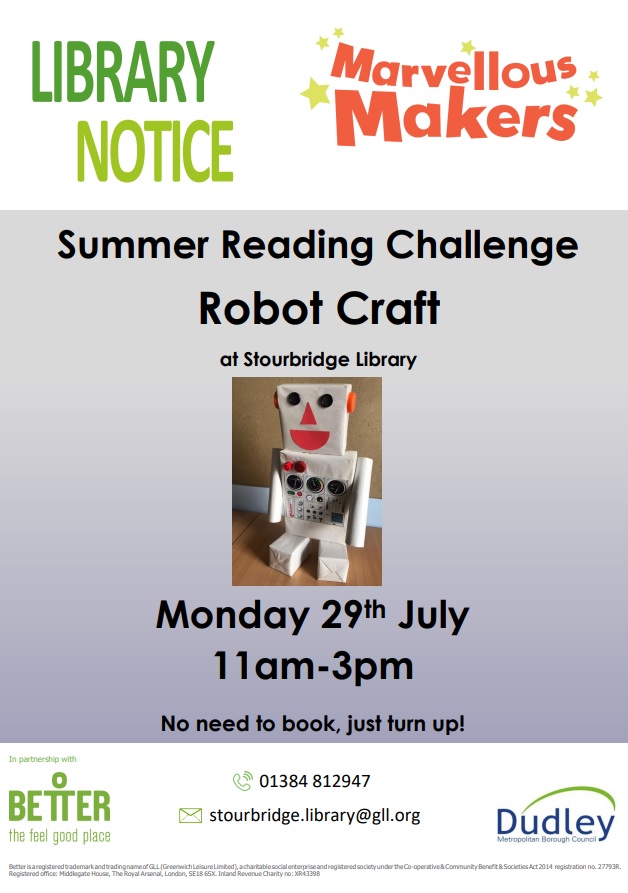Stourbridge Library - Robot Craft